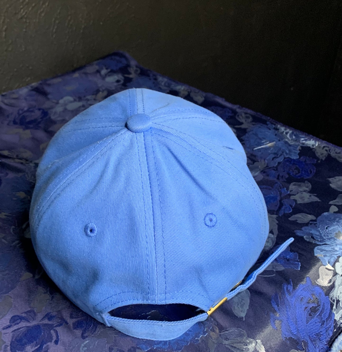 Blue floral Cap