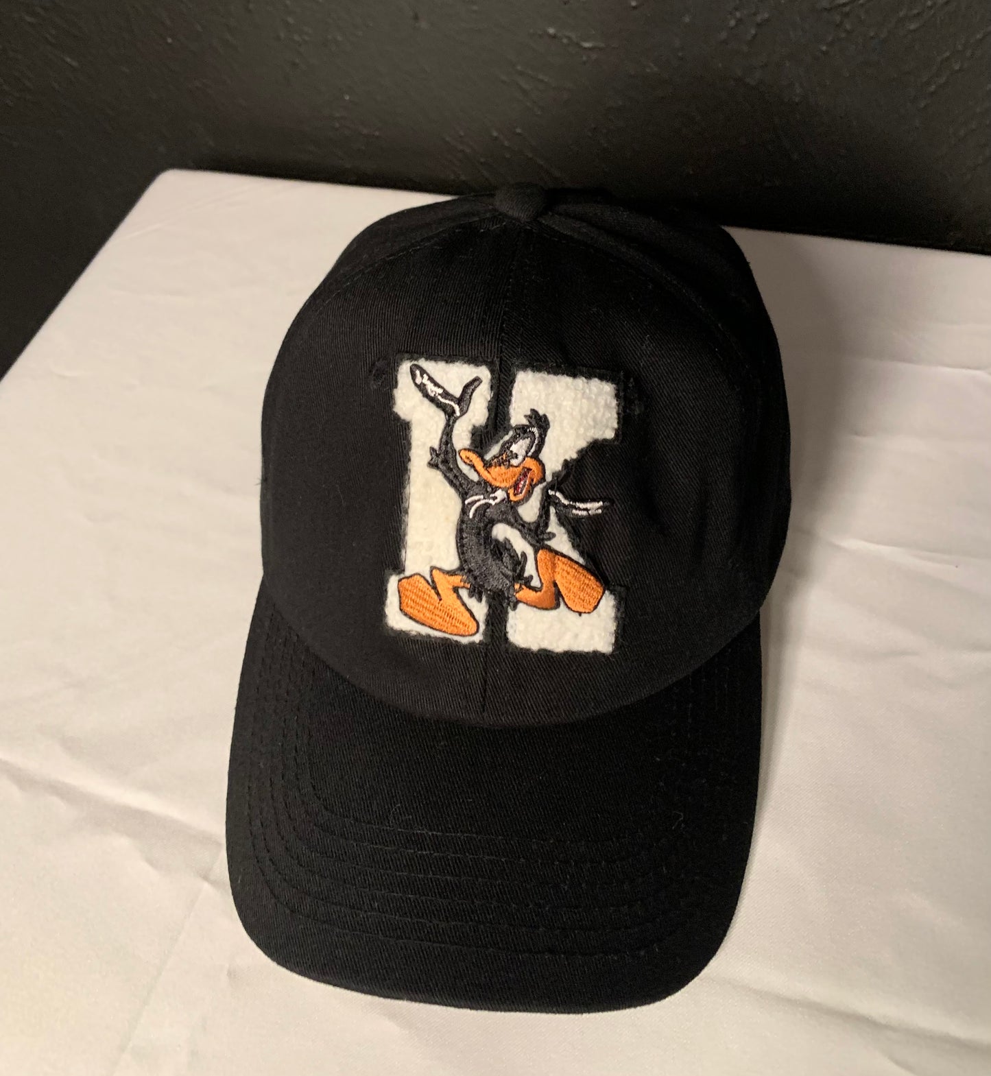 Black Daffy Duck dad hat