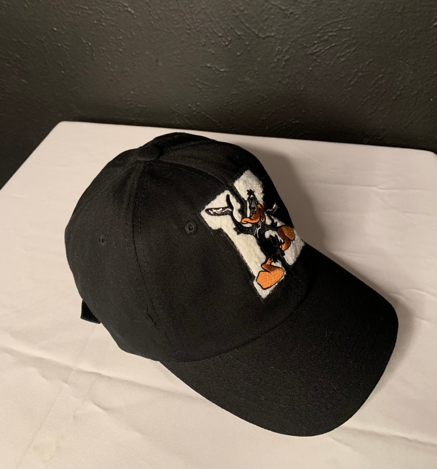 Black Daffy Duck dad hat